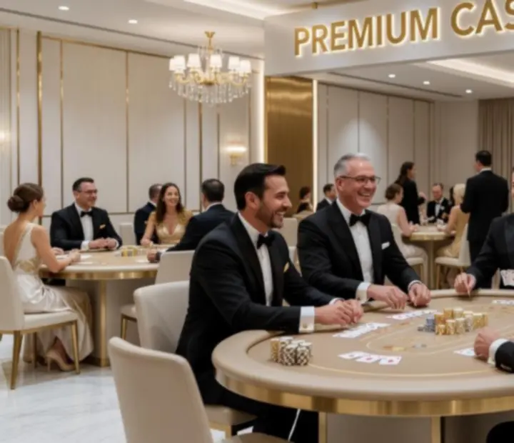 Galeria zdjęć z realizacji eleganckich eventów casino