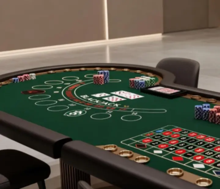 Profesjonalne stoły casino przygotowane na elegancki event rozrywkowy